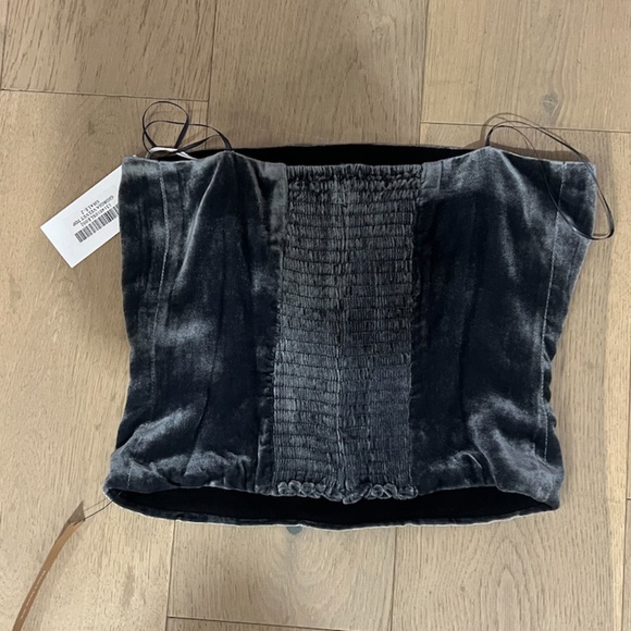 NWT Reformation Giorgia top VELVET Size 2 - Picture 4 of 6